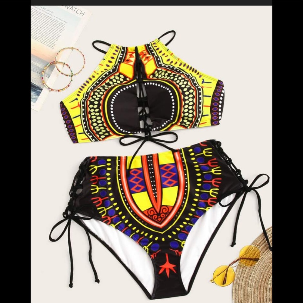 High waisted bikini